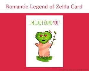 Printable Valentine Cards, Legend of Zelda I'm Glad I found you! - by Don Corgi on Etsy